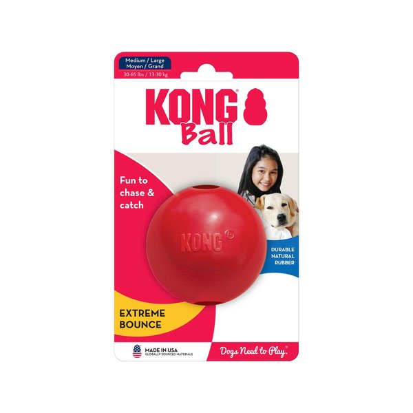KONG BALL здрава играчка за кучета от различни размери KONG BALL здрава играчка за кучета от различни размери