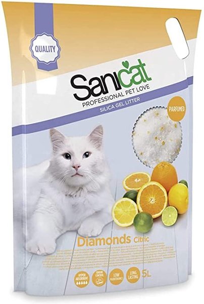 SaniCat diamonds citric - силиконова тоалетна с аромат на цитрус SaniCat diamonds citric - силиконова тоалетна с аромат на цитрус