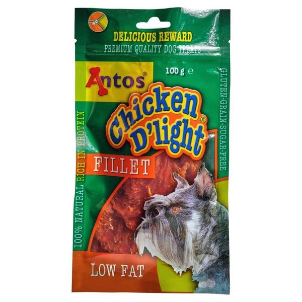 Antos Chicken D'light 100% пилешко филе 100гр. / 400 гр. Antos Chicken D'light 100% пилешко филе 100гр. / 400 гр.