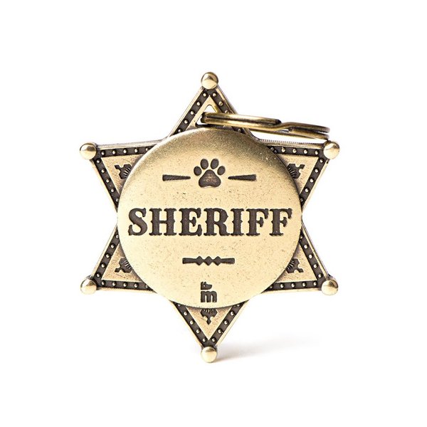 My Family Charms медальон месинг шерифска значка "Sheriff" My Family Charms медальон месинг шерифска значка "Sheriff"