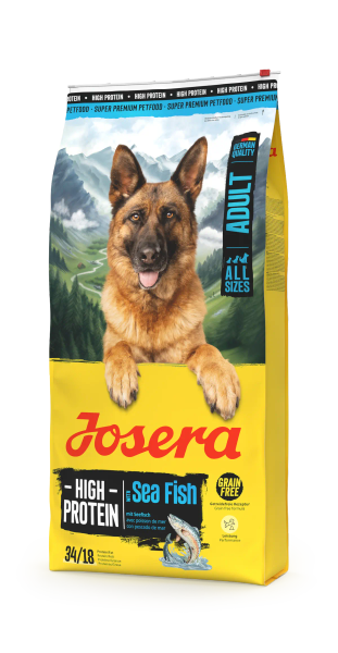 Josera Dog Adult High Protein Sea Fish суха храна с морска риба за израснали спортуващи, активни и работни кучета 12.5 кг