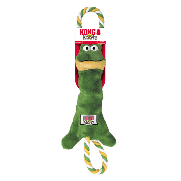 KONG Tugger Knots Small/Medium Frog KONG Tugger Knots Small/Medium Frog
